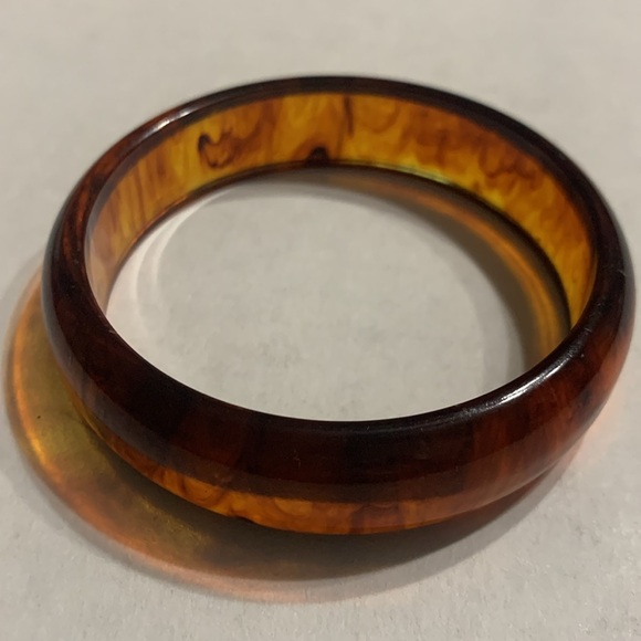 Vintage Root Beer Bangle Bracelet - Picture 2 of 4